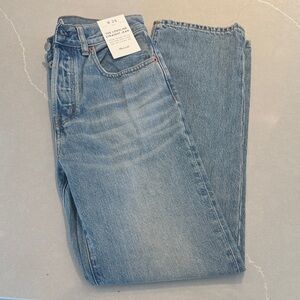 NWT Madewell The Longline Straight Jean